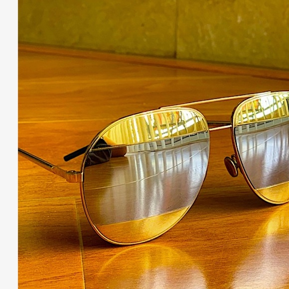 Christian Dior Christian Dior DiorSplit1 1VTSQ Sunglasses Women\'s Yellow Gold main image 13